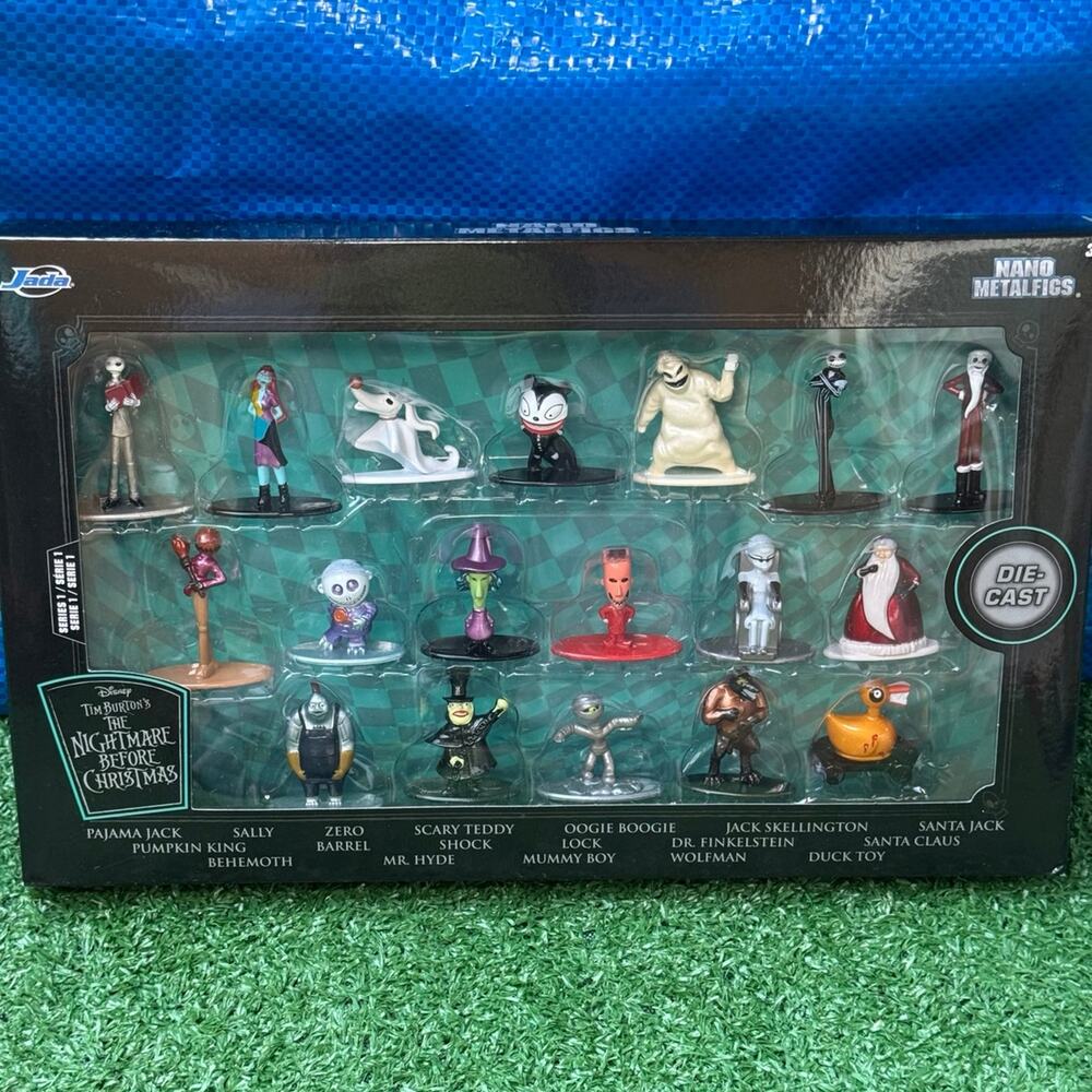 Jada Toys Nano Metalfigs Disney Tim Burton Nightmare Before Christmas 18 Pack